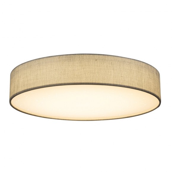 Globo 15185D5 LED Deckenleuchte Paco 1x80W | 4000L | 3000K-6000K - dimmbar, Farbfixierung, grau