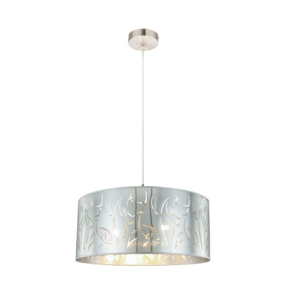 Globo 15360H1 Pendelleuchte Nadi 3x60W | E27 - silber