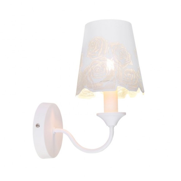 Globo 15371W Wandleuchte Sabadell 1x40W | E14 - weiß