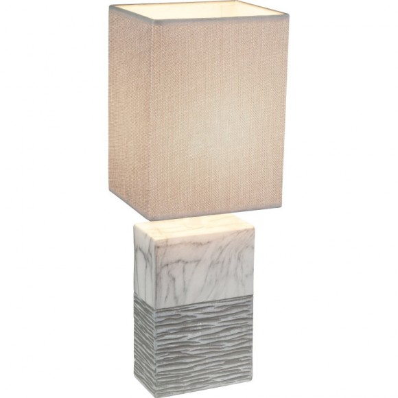 Globo 21643T1 Tischleuchte Jeremy 1x40W | E27 - grau