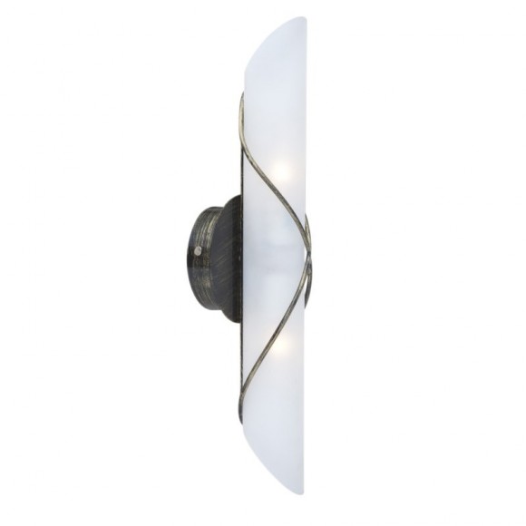 Globo 44137-2 Wandleuchte Rania 2x40W | E14 - schwarz/gold