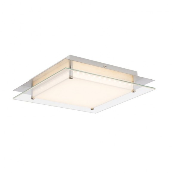 Globo 48000-28 LED Deckenleuchte Euron 1x28W | 200-1800lm | 3000K - dimmbar, Nickel, matt