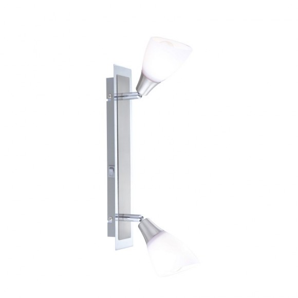 Globo 5450-2 Wandleuchte Frank 2x40W | E14 - matt Nickel, chrom