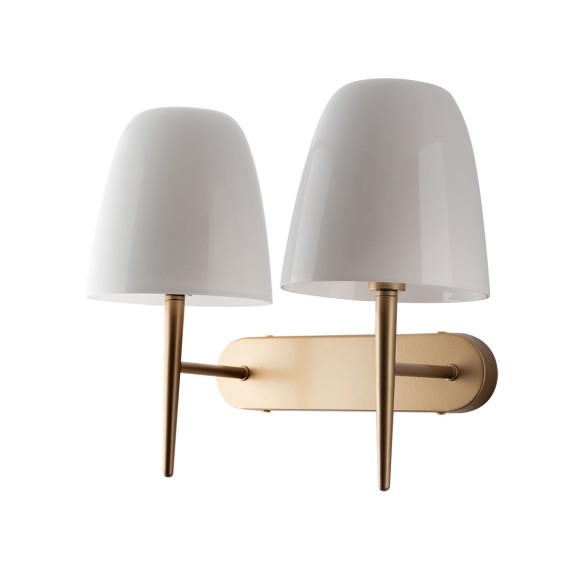 Luce Ambiente Design I-ARES-AP2-BCO Wandleuchte ARES E14 | weiß