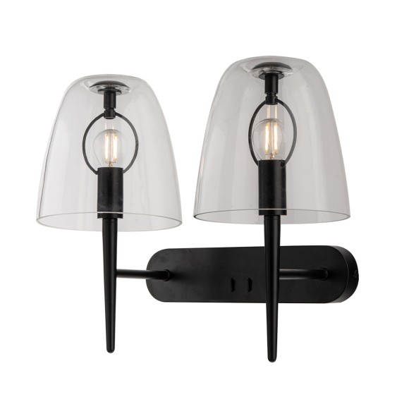 Luce Ambiente Design I-ARES-AP2-TR Wandleuchte ARES E14