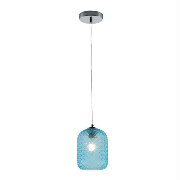Luce Ambiente Design I-ASHFORD-S15 BLU Pendelleuchte ASHFORD | 1×60W E27 | Seilleuchte