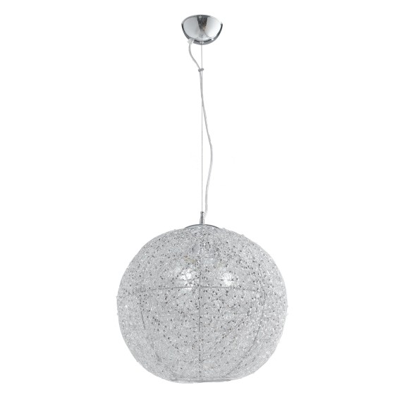 Luce Ambiente Design I-ASTRA/S45 Pendelleuchte ASTRA | 3×60W E27 | Seilleuchte | chrom