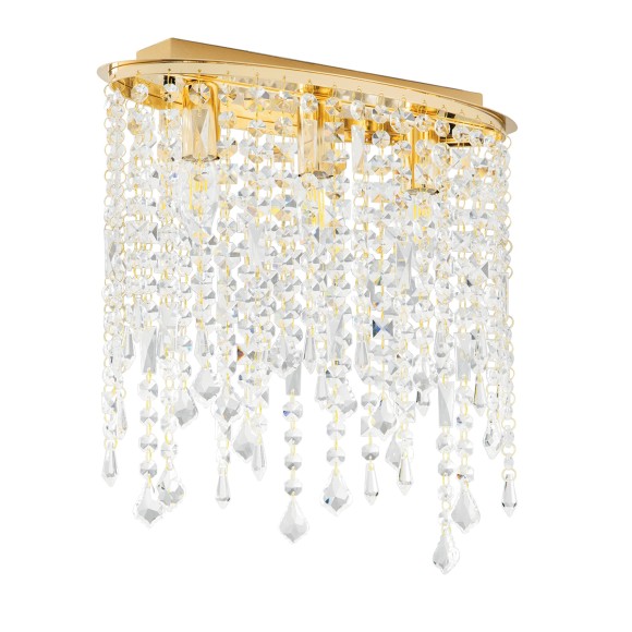 Luce Ambiente Design I-BREEZE/PL3 ORO Deckenleuchte BREEZE | 3×60W E14 | gold