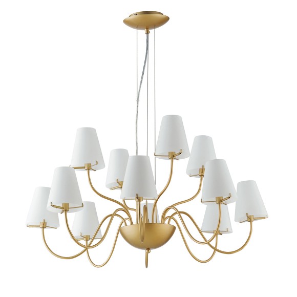 Luce Ambiente Design I-CANTO/12 Pendelleuchte CANTO G9 | gold