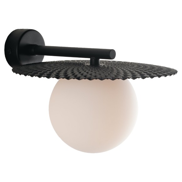Luce Ambiente Design I-CHAPLIN-AP NER Wandleuchte CHAPLIN | 1×60W G9 | schwarz
