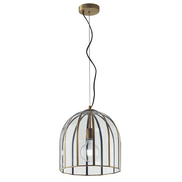 Luce Ambiente Design I-CHESTER-L Pendelleuchte CHESTER | 1×60W E27 | Seilleuchte