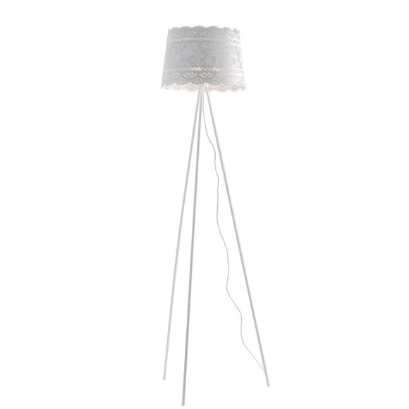 Luce Ambiente Design I-CLUNY-PT40 Stehlampe CLUNY | 3×60W E14 | mit Schalter | weiß