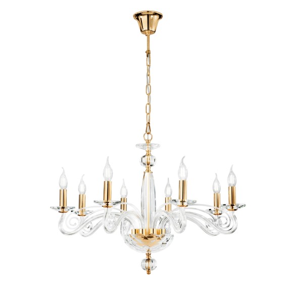Luce Ambiente Design I-EPOQUE/8 Pendelleuchte EPOQUE E14 | gold