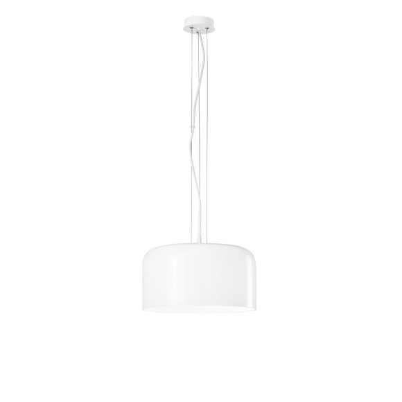 Luce Ambiente Design I-GIBUS-S35 BCO Pendelleuchte GIBUS | 1×60W E27 | Seilleuchte | weiß