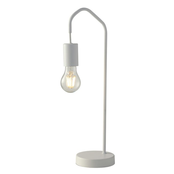 Luce Ambiente Design I-HABITAT-L BCO Tischlampe HABITAT | 1×60W E27 | mit Schalter | weiß