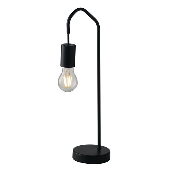 Luce Ambiente Design I-HABITAT-L NER Tischlampe HABITAT | 1×60W E27 | mit Schalter | schwarz