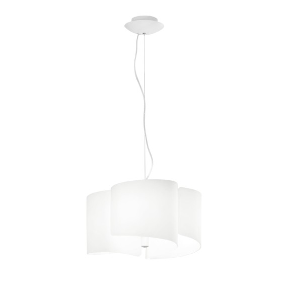 Luce Ambiente Design I-IMAGINE-S3 Pendelleuchte IMAGINE | 3×60W E27 | Seilleuchte | weiß