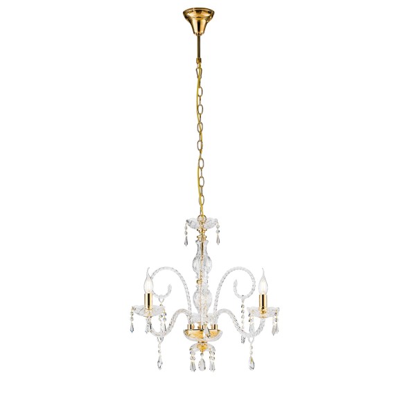 Luce Ambiente Design I-MONALISA/3 Pendelleuchte MONALISA | 3×60W E14 | gold