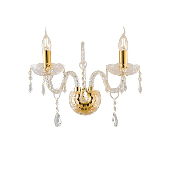 Luce Ambiente Design I-MONALISA/AP2 Wandleuchte MONALISA E14 | gold