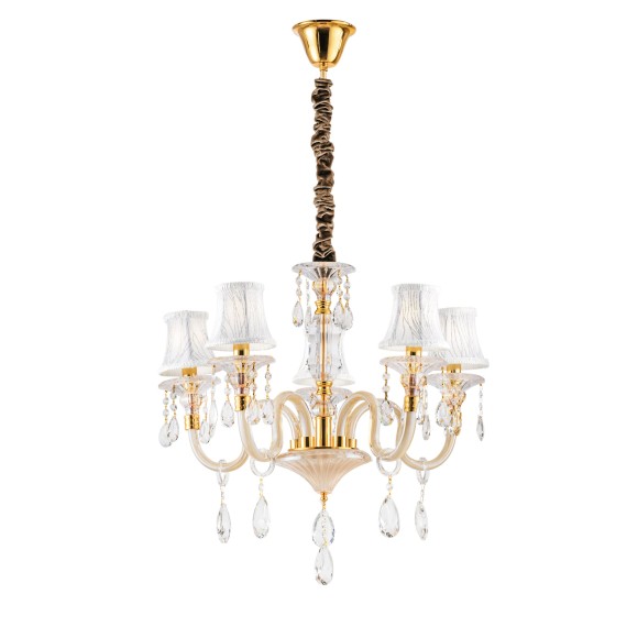 Luce Ambiente Design I-MONET/5 Pendelleuchte MONET | 5×60W E14 | gold