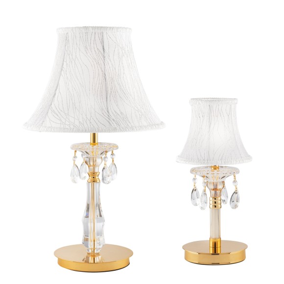Luce Ambiente Design I-MONET/LG Tischlampe MONET | 1×60W E27 | mit Schalter | gold