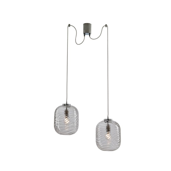 Luce Ambiente Design I-NEREIDE-C-S2 TR Pendelleuchte NEREIDE | 2×60W E27