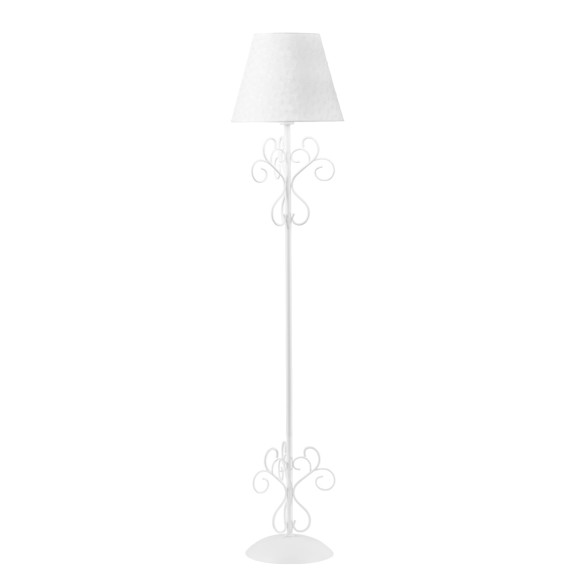 Luce Ambiente Design I-PERLA/PT Stehlampe PERLA | 1×60W E27 | mit Schalter | weiß