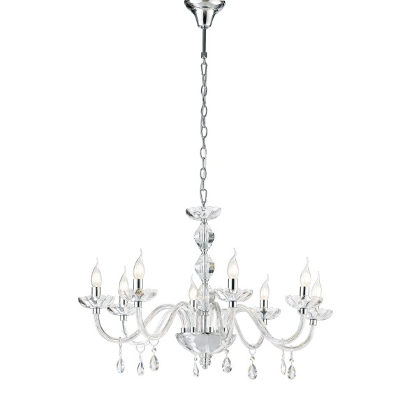 Luce Ambiente Design I-RIFLESSO/8 Pendelleuchte RIFLESSO E14 | chrom