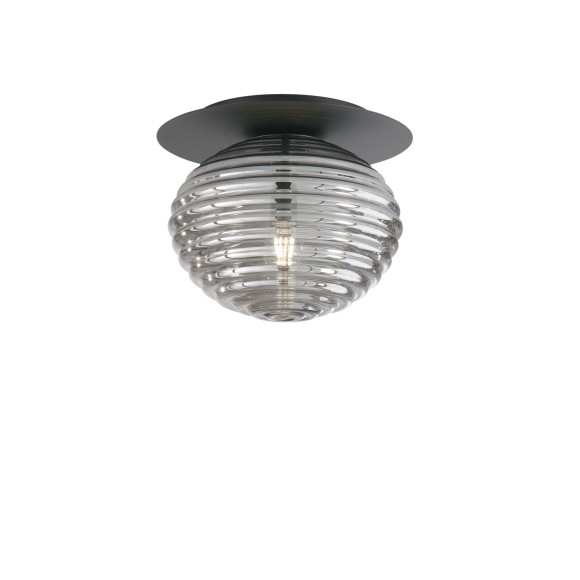 Luce Ambiente Design I-RIPPLE-PL35-NER Deckenleuchte RIPPLE | 1×60W E27 | schwarz