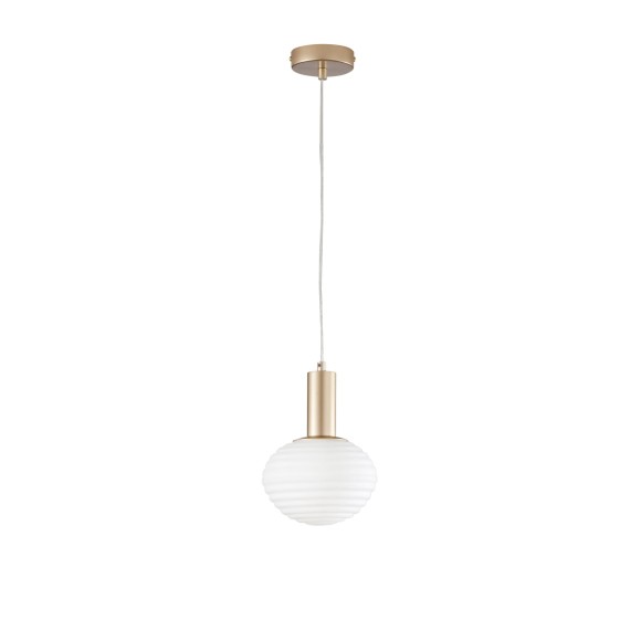 Luce Ambiente Design I-RIPPLE-S18-ORO Pendelleuchte RIPPLE | 1×60W E27 | gold