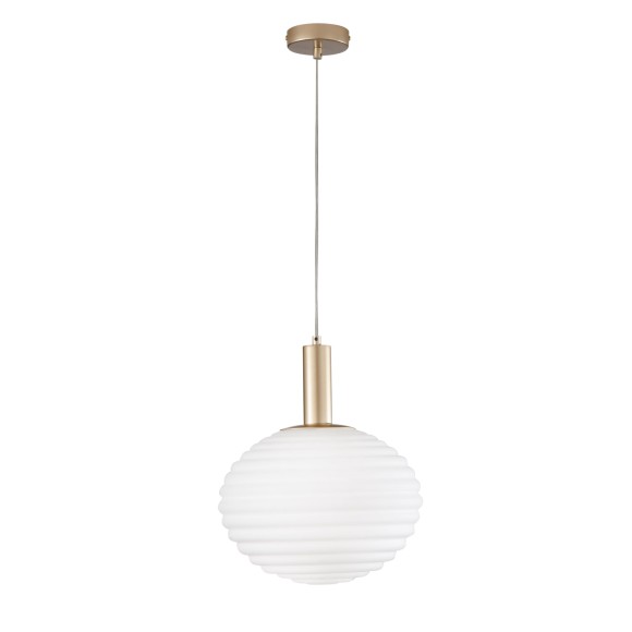 Luce Ambiente Design I-RIPPLE-S32-ORO Pendelleuchte RIPPLE | 1×60W E27 | gold