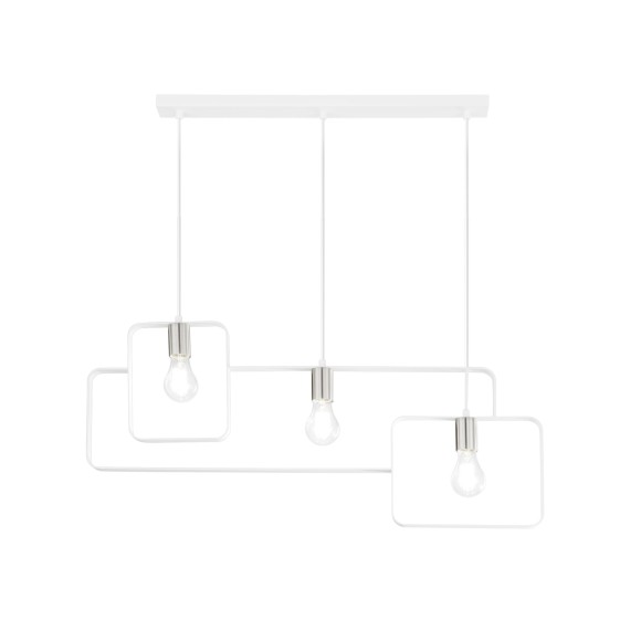 Luce Ambiente Design I-SMITH-S3-BCO Pendelleuchte SMITH | 3×60W E27 | weiß