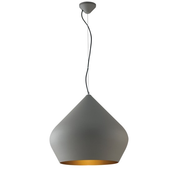 Luce Ambiente Design I-THOLOS-S52 GRI Pendelleuchte THOLOS | 1×60W E27 | Seilleuchte