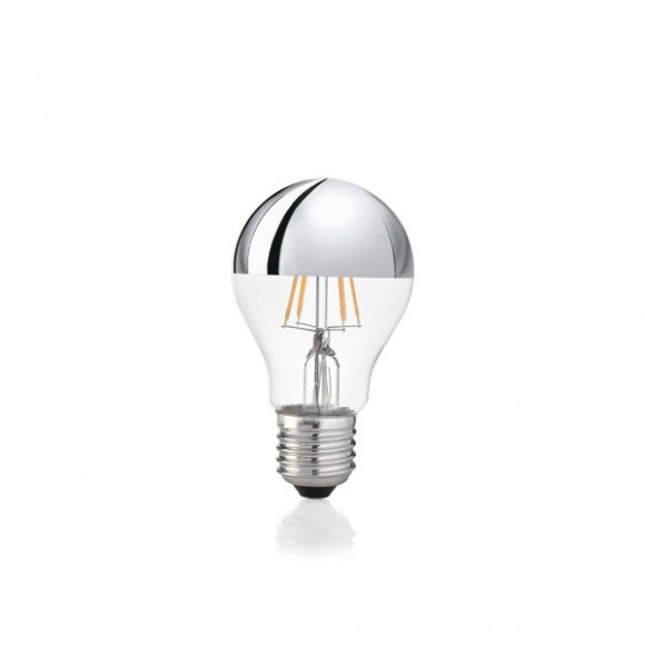 Ideal Lux 123882 LED-Leuchtmittel Filament A60 1x8W | 770lm | 3000K - Chrom