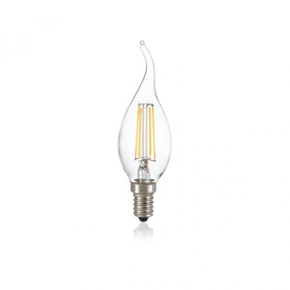 Ideal Lux 188911 LED-Leuchtmittel Filament BA35 1x4W | E14 | 520lm | 3000K