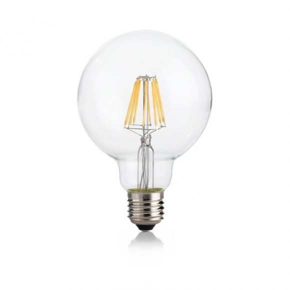 Ideal Lux 188966 LED-Leuchtmittel 1x8W | E27 | 680lm | 3000K - dimmbar, klar