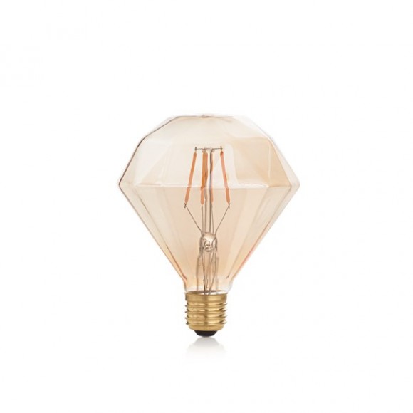 Ideal Lux 201269 Vintage LED Lampe 1x5W | E27 | 360lm | 1800K - Bernstein