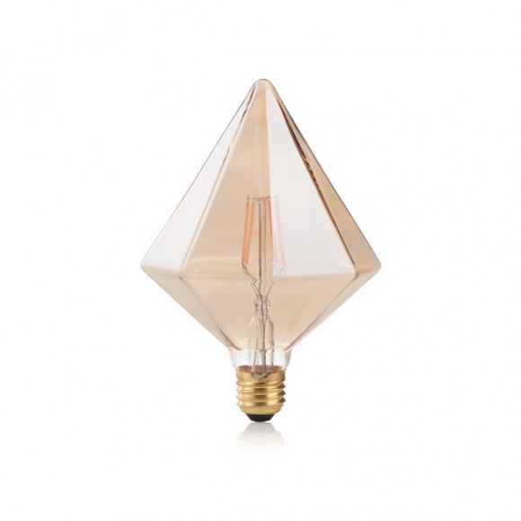 Ideal Lux 201276 Vintage LED Lampe 1x5W | E27 | 360lm | 2200K - Bernstein