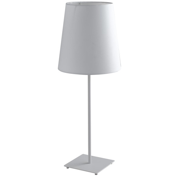 Luce Ambiente Design I-ELVIS-L BCO Tischlampe ELVIS | 1×60W E27 | mit Schalter | weiß