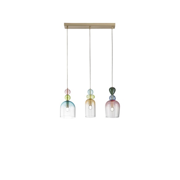 Luce Ambiente Design I-GAUDI-S3 Pendelleuchte GAUDI | 3×60W E14