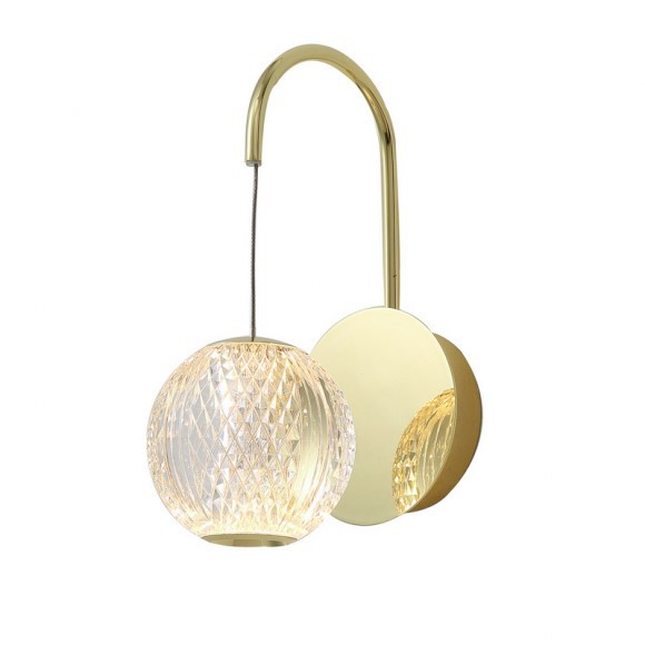 ITALUX WL-12220121-1A-GD Rosario LED Wandleuchte 4,2W/280lm 3200K gold