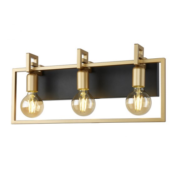 Italux WL-44003-3-BK-GD Primero E27