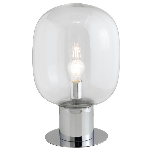 Luce Ambiente Design I-FELLINI-L18 Tischlampe FELLINI | 1×60W E27 | mit Schalter | chrom