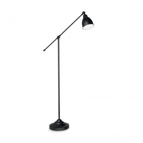 Ideal Lux 003528 Newton Nero Stehleuchte 1x60W | E27 - schwarz