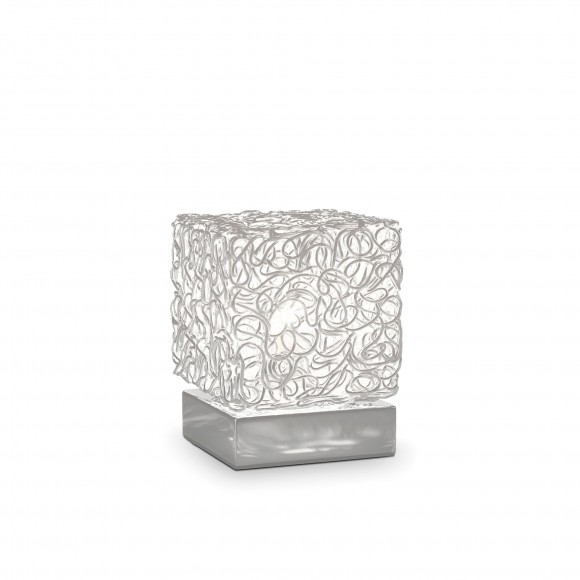 Ideal Lux 004686 Tischleuchte Quadro Parete 1x40W | G9 - chrom