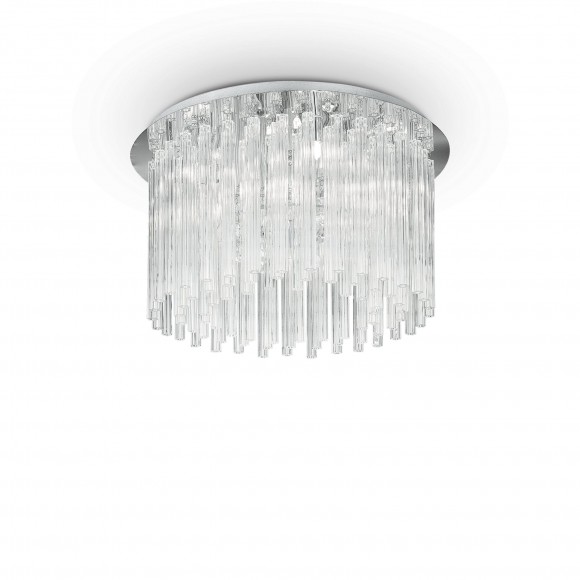 Ideal Lux 019451 Leuchte Elegant 8x40W | G9 - Kristall