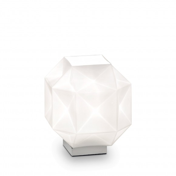 Ideal Lux 036076 Diamond Small Tischleuchte 1x60W | E27 - weiß