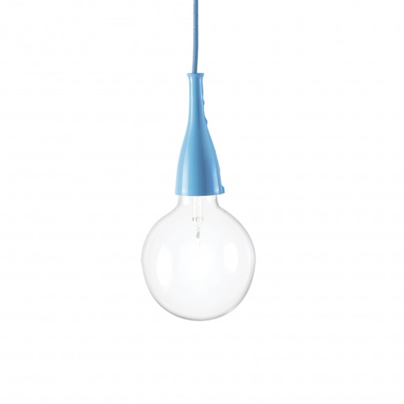 Ideal Lux 063614 Pendelleuchte 1x70W Azzuro | E27 - azurblau