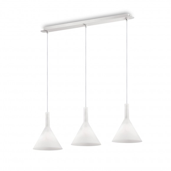 Ideal Lux 074245 Pendelleuchte 3x40W Cocktail Smalls Bianco | E14 - weiß