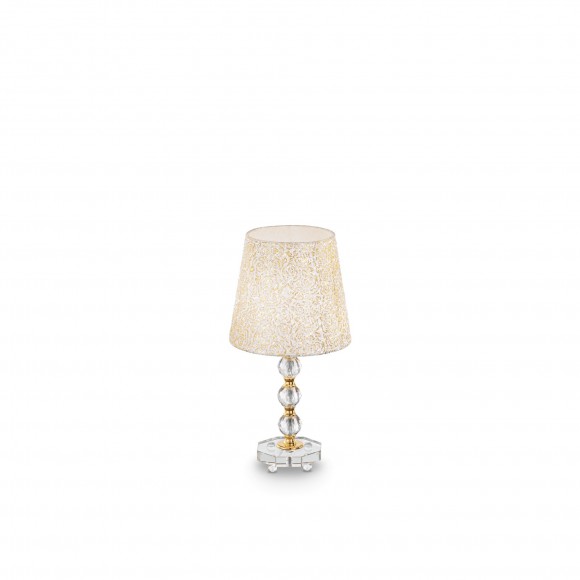 Ideal Lux 077741 Tischleuchte 1x60W Queen | E27 - gold